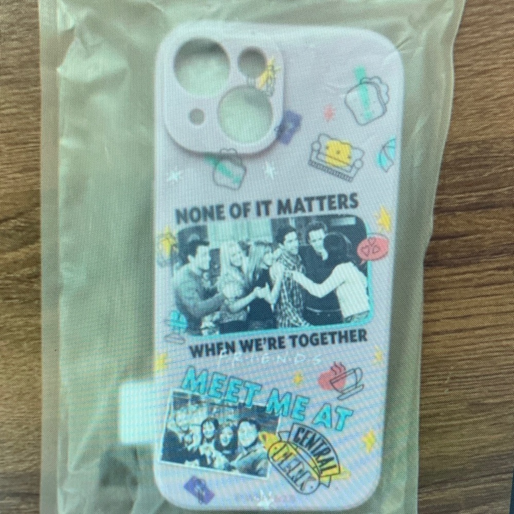 Apple Phone Case - Lavender with Fun Graphics